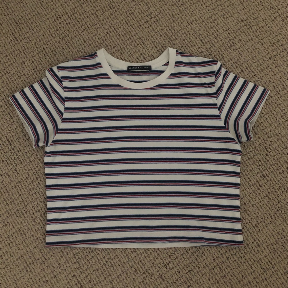 Brandy Melville Striped Helen Top